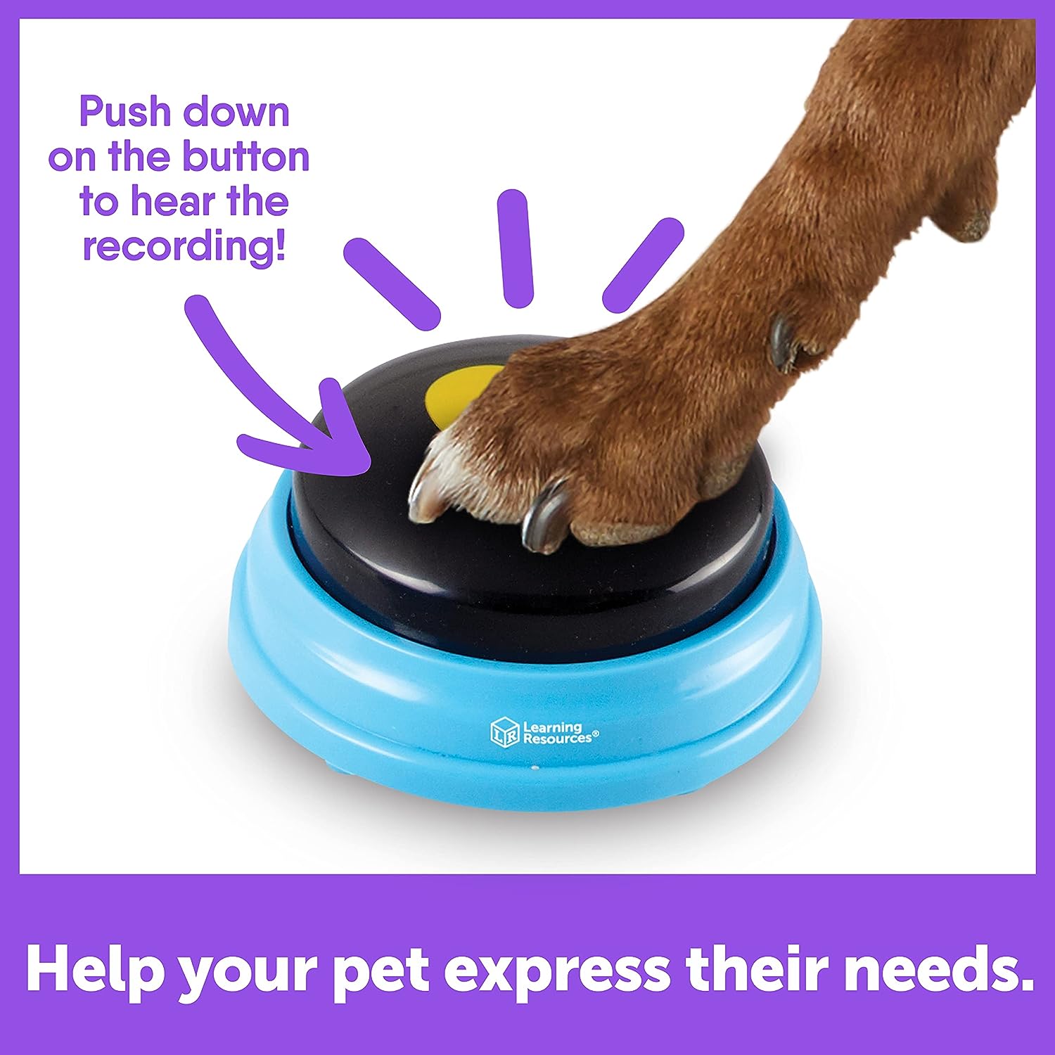 Dog Training Buttons for Communication - Teach Your Dog Words & Commands - Perfect for Pet Training at Home & Interactive Play