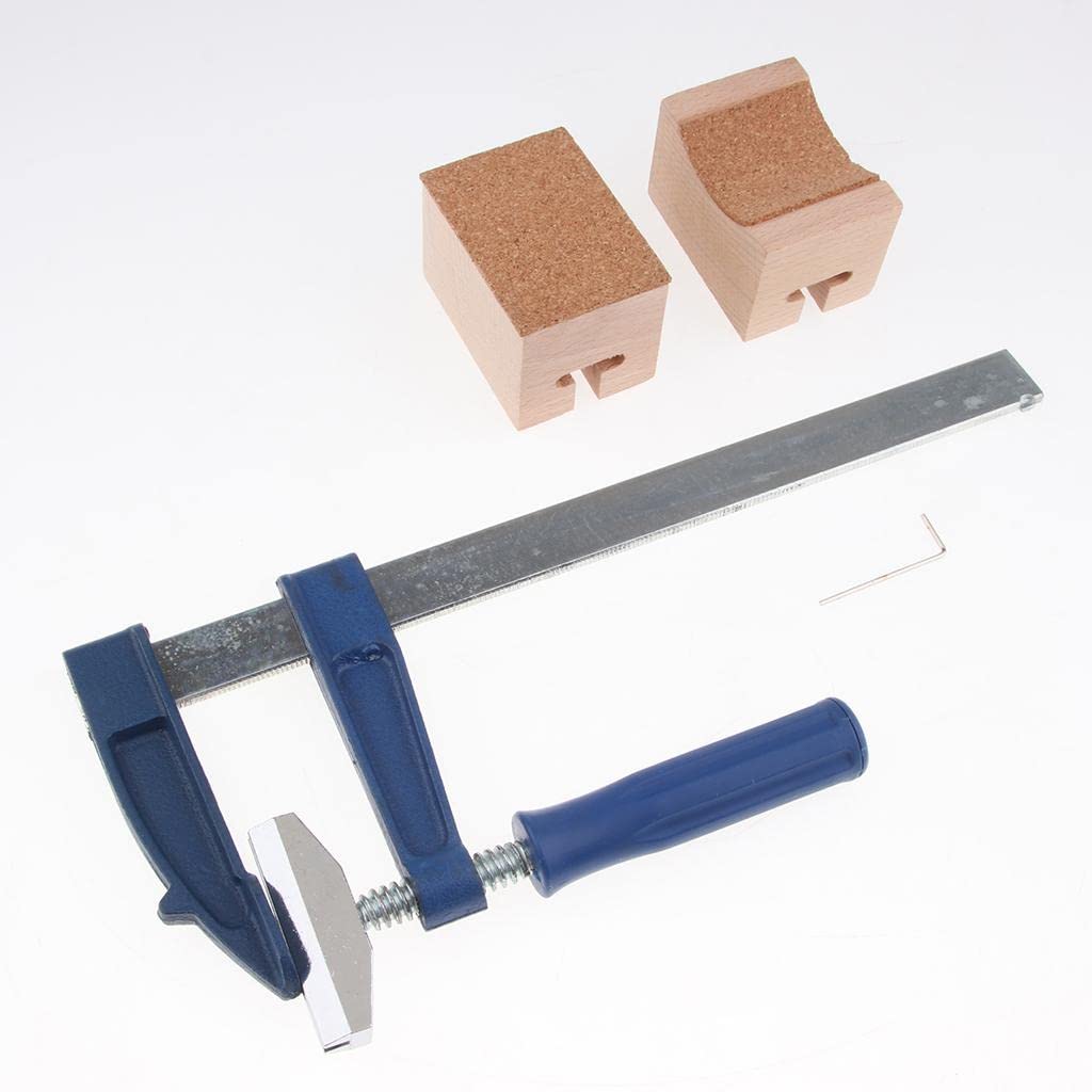 Premium Guitar Fret Press Caul Tool Set for Luthiers & Guitar Makers - 32 x 14cm Professional Repair Kit - Perfect for Fret Installation, Leveling & Maintenance in Guitar Workshops
