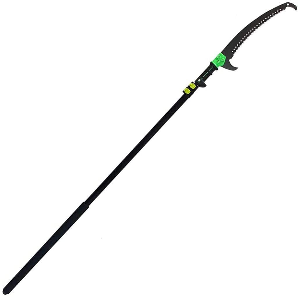 Retractable Pruning Saw with Telescopic Handle - 18FT Extendable Aluminum Pole Saw | Folding Garden Tree Trimmer with Comfort Grip & Metal Saw Blade | Perfect for Tree Branch Cutting, Yard Maintenance & Outdoor Landscaping