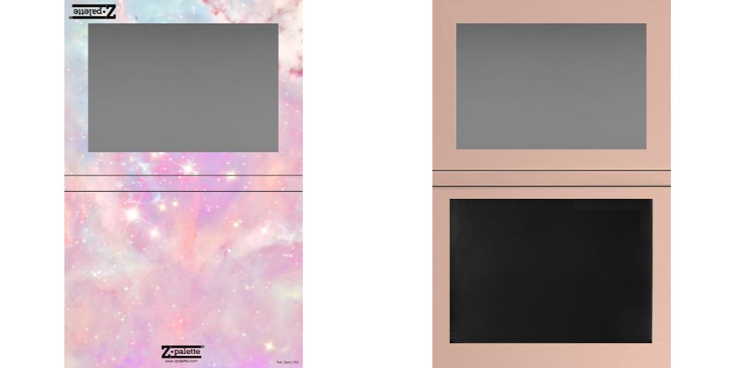 Custom Extra Large Z Palette - Magnetic Makeup Palette for Eyeshadows & Blush - Perfect for Professional Makeup Artists & Travel
