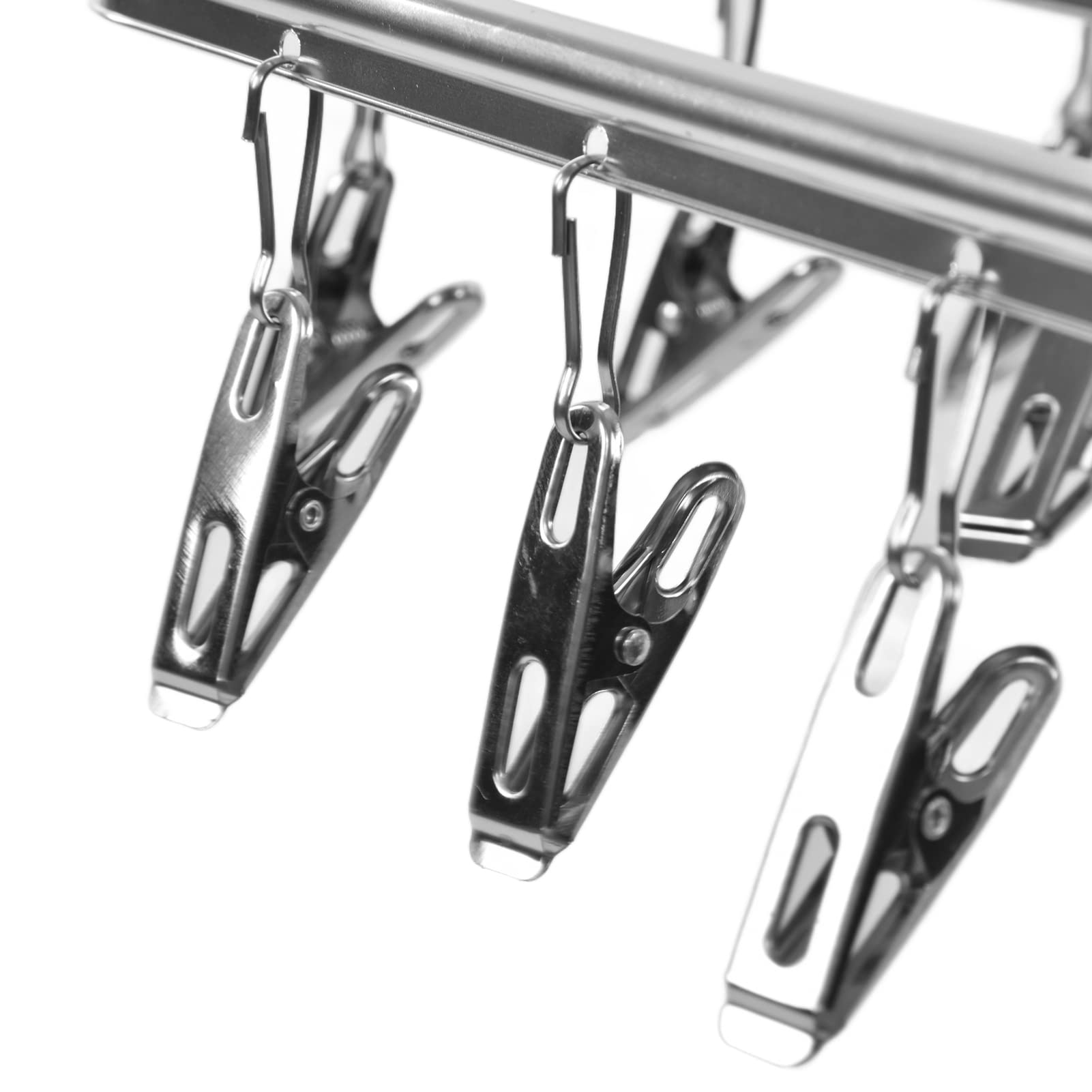 Yosoo Multi-Purpose Aluminum Alloy Clothes Hanger & Drying Rack for Balcony, Bedroom, Outdoor - Perfect for Laundry, Closet Organization & Travel Storage