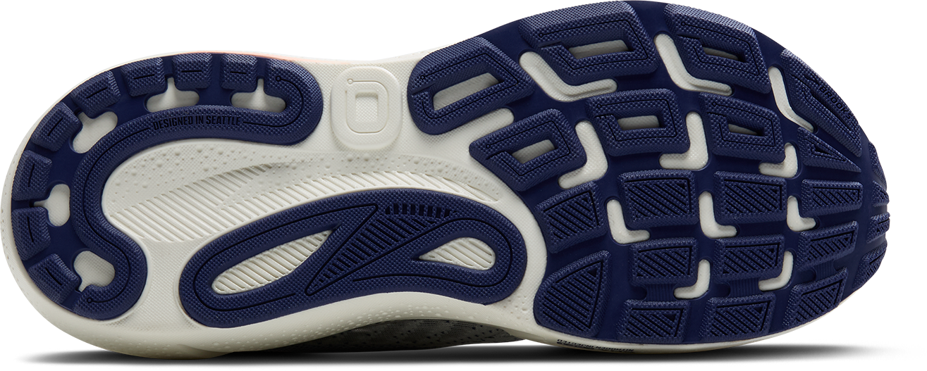 Women's Adrenaline GTS 24 Running Shoes - Lightweight Cushioned Sneakers for Women in Grey/Blue Ribbon/Peach | Perfect for Jogging, Gym Workouts & Everyday Comfort