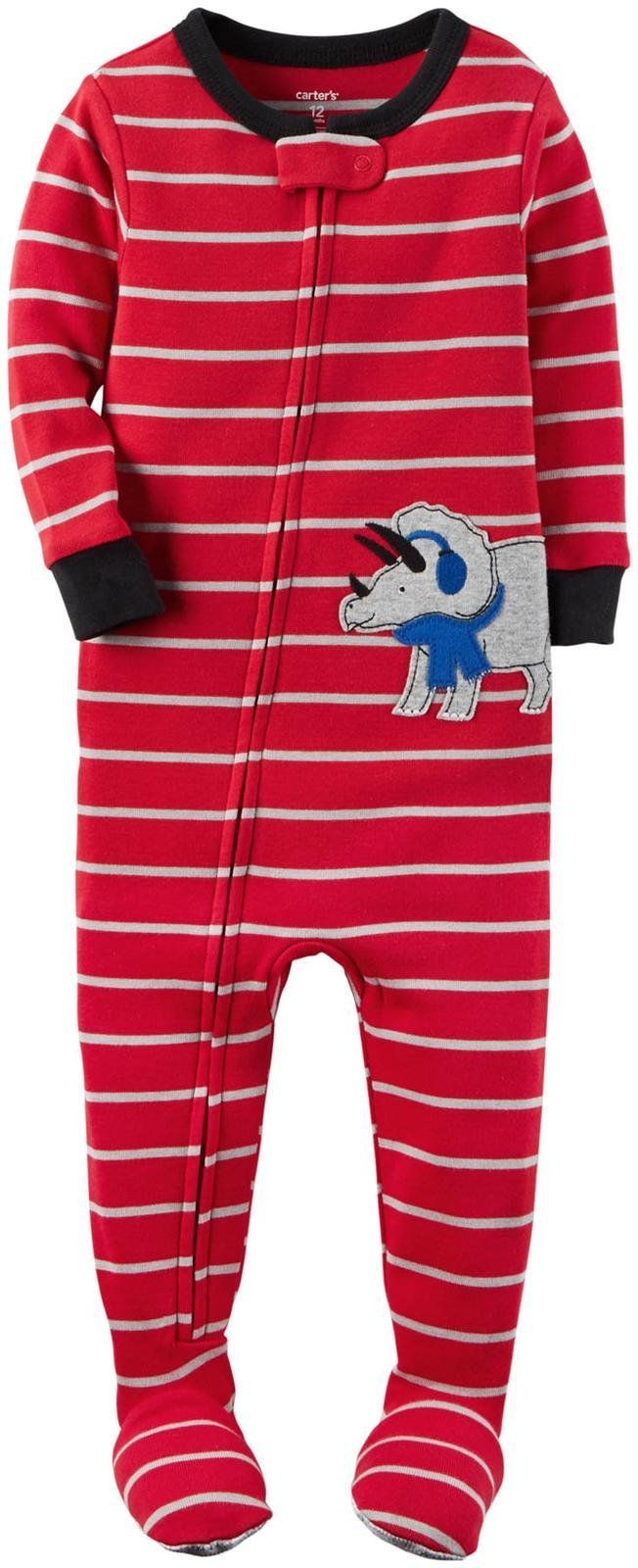 **Carter's Boys' 1-Piece Cotton Romper - Soft & Comfortable Red Baby Outfit for Playtime & Casual Wear**