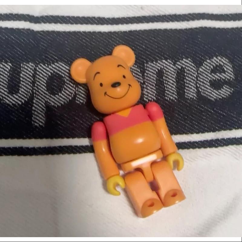 Be@rbrick Series 3 Super Secret GUEST Winnie the Pooh 100% Collectible Vinyl Art Toy - Perfect for Disney Fans, Collectors & Home Decor Display