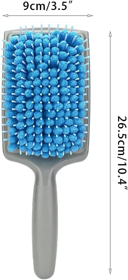 GLIVE Air Cushion Massage Hair Comb - Anti-Static Quick Drying Hair Styling Tool for Healthy, Fluffy & Transparent Hair - Perfect for Salon, Home Hair Care & Travel Use