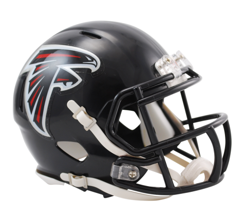 Atlanta Falcons Speed Mini Helmet - Authentic NFL Collectible for Fans, Display & Gifts - Perfect for Home, Office Decor & Sports Memorabilia Collections