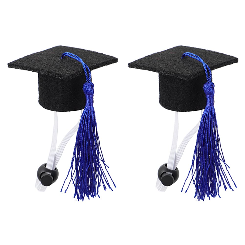 TENDYCOCO 2-Piece Graduation Outfit for Dogs & Cats - Pet Graduation Gown & Cap Set for Puppy & Kitten - Perfect for Graduation Photos, Parties & Celebrations