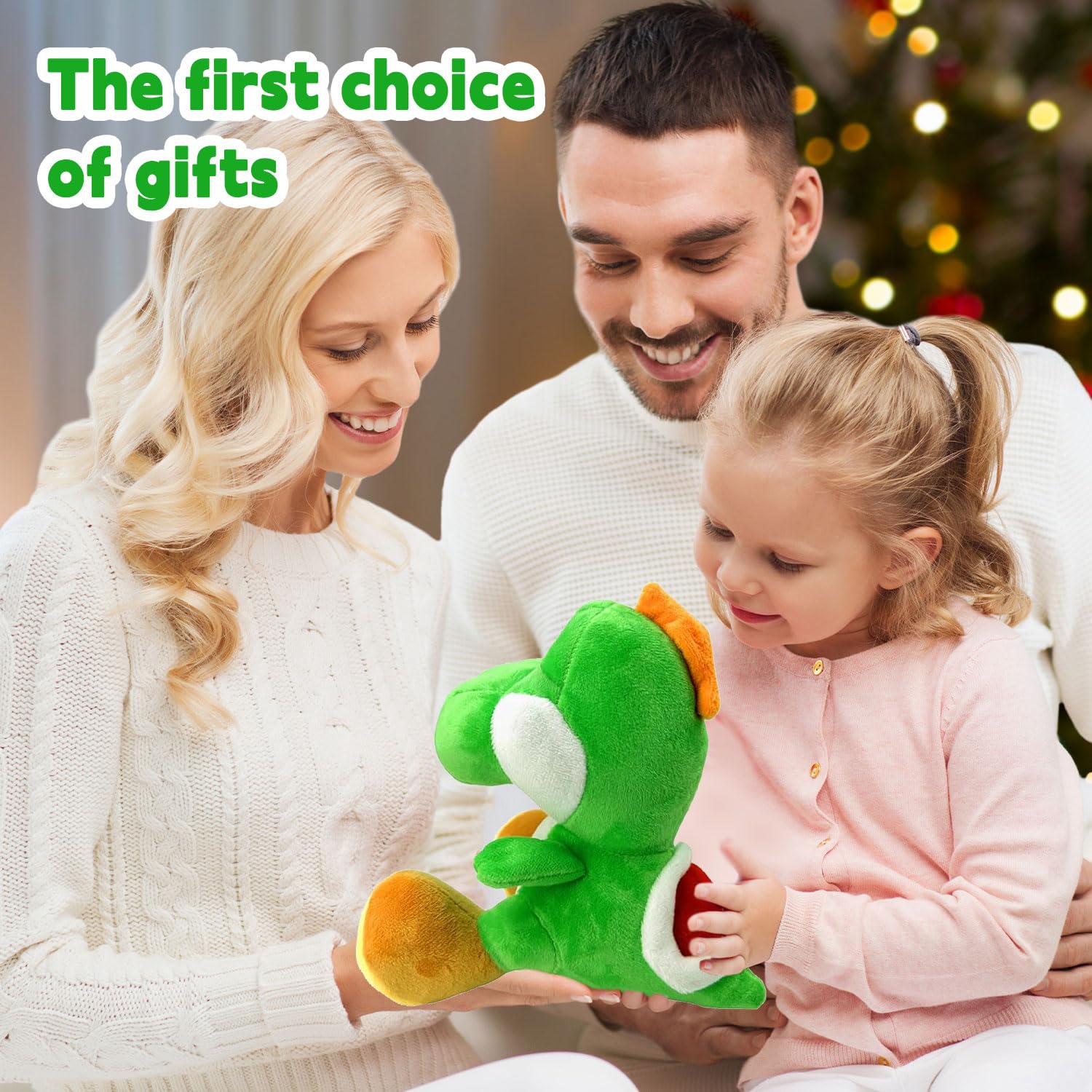 18cm Super Mario Yoshi Plush Doll - Soft Dinosaur Stuffed Animal Toy for Kids, Girls & Boys | Perfect Christmas, Birthday Party Gift for Gamers & Collectors | Great for Bedroom Decor, Cuddling & Playtime