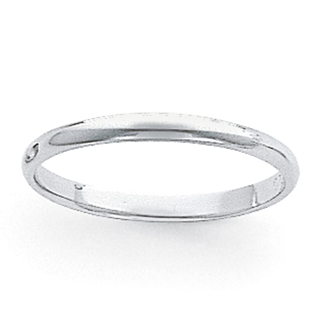 Platinum 3mm Half Round Featherweight Wedding Band Ring - Size 10 Classic Domed Engagement Jewelry for Women - Perfect Anniversary Gift for Her - Ideal for Weddings, Proposals & Special Occasions
