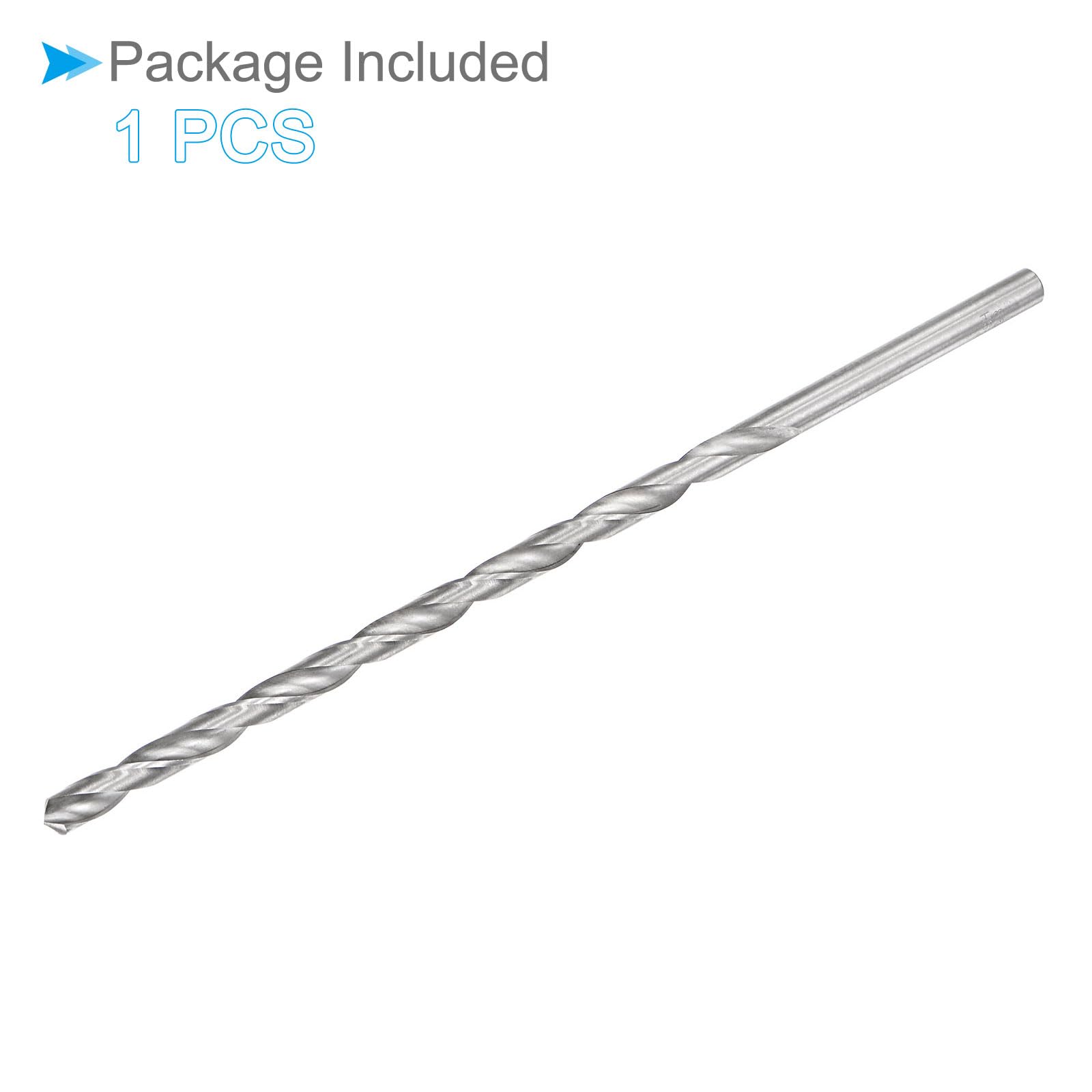 8.5mm x 250mm Extra Long High Speed Steel Twist Drill Bit for Metal, Wood, Copper - Perfect for Deep Hole Drilling in Woodworking & Metalworking Projects