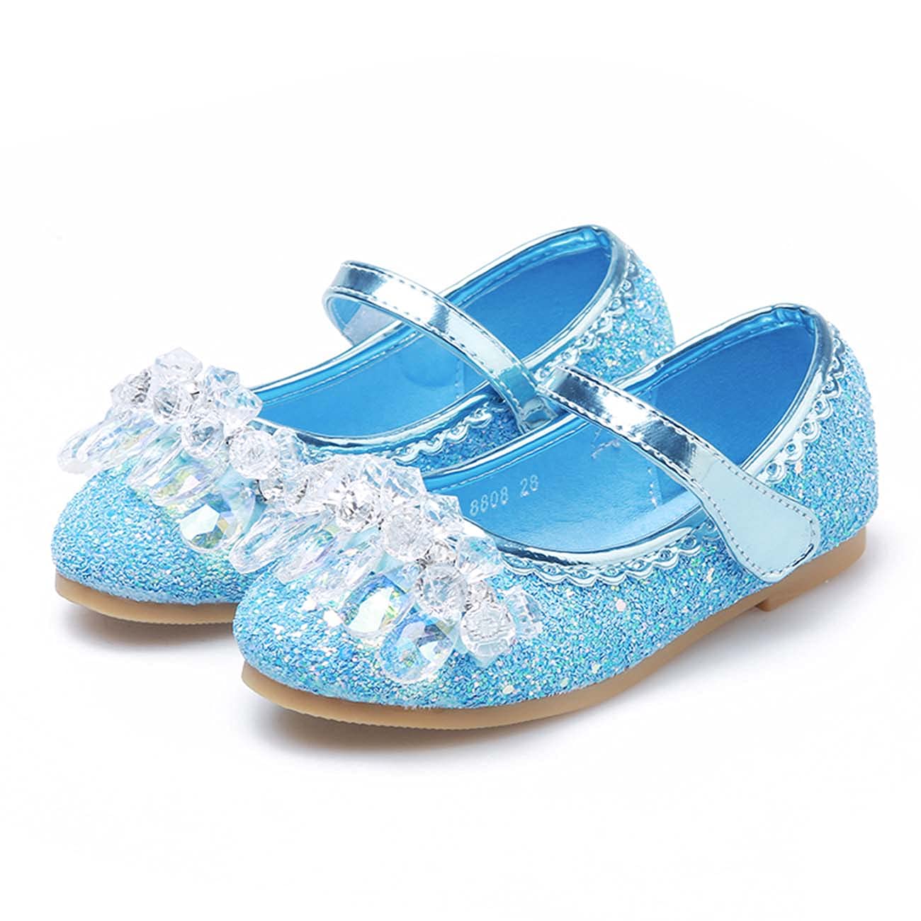 JOEupin Sparkle Mary Jane Princess Shoes for Toddler Girls - Perfect for Parties & Dress Up