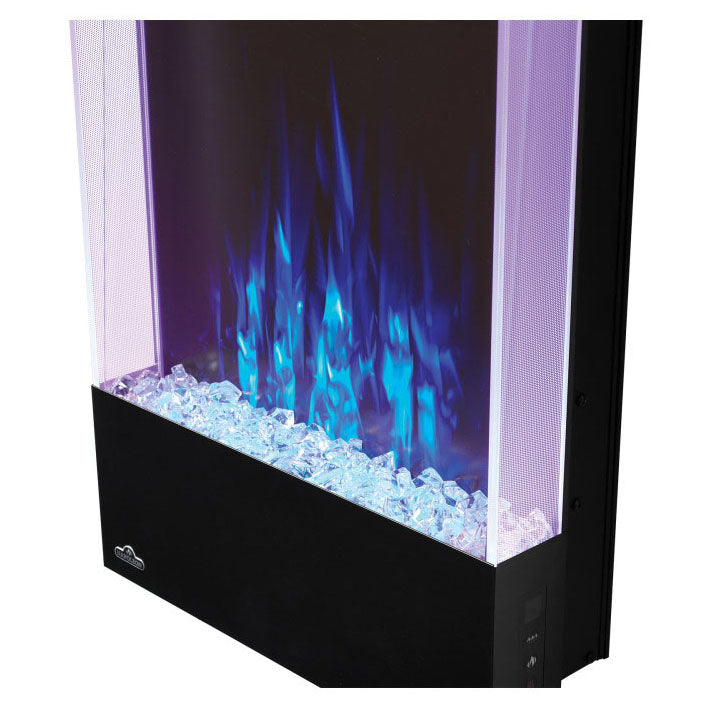Napoleon Allure Vertical 32 Inch Wall Mount Electric Fireplace - Modern Heating for Living Room, Bedroom & Office Spaces
