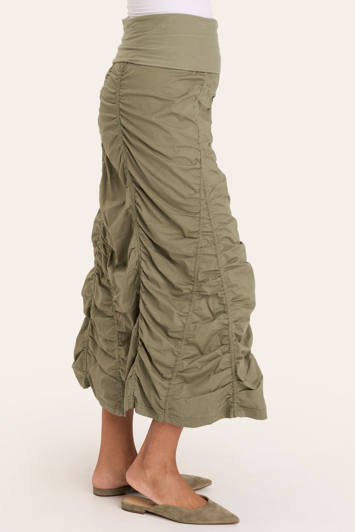 Stylish Gored Peasant Skirt for Women - Flowy Boho Maxi Skirt with Elastic Waist | Perfect for Summer, Beach, Festivals & Casual Outfits