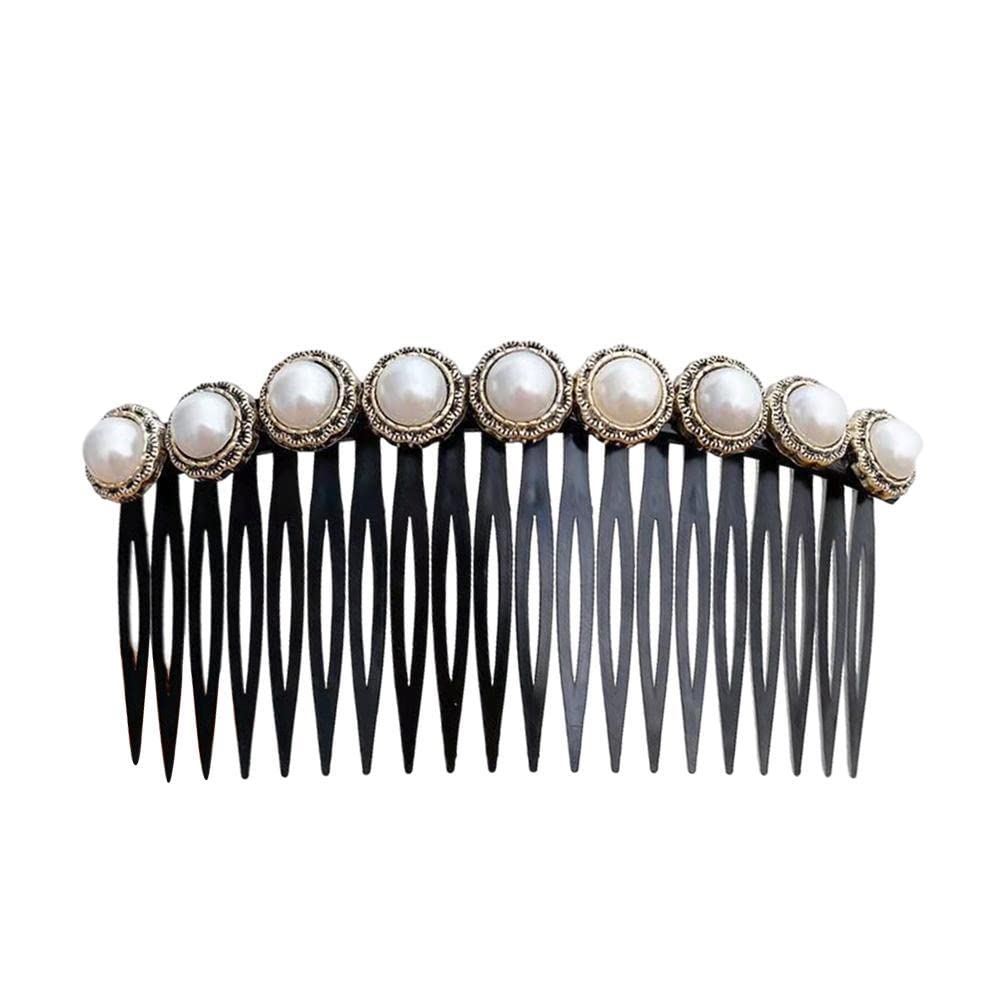 Elegant Rhinestone Pearl Hair Clips for Women - Fashion Hairpins, Barrettes, Combs & Bun Accessories - Perfect for Weddings, Parties & Everyday Styling