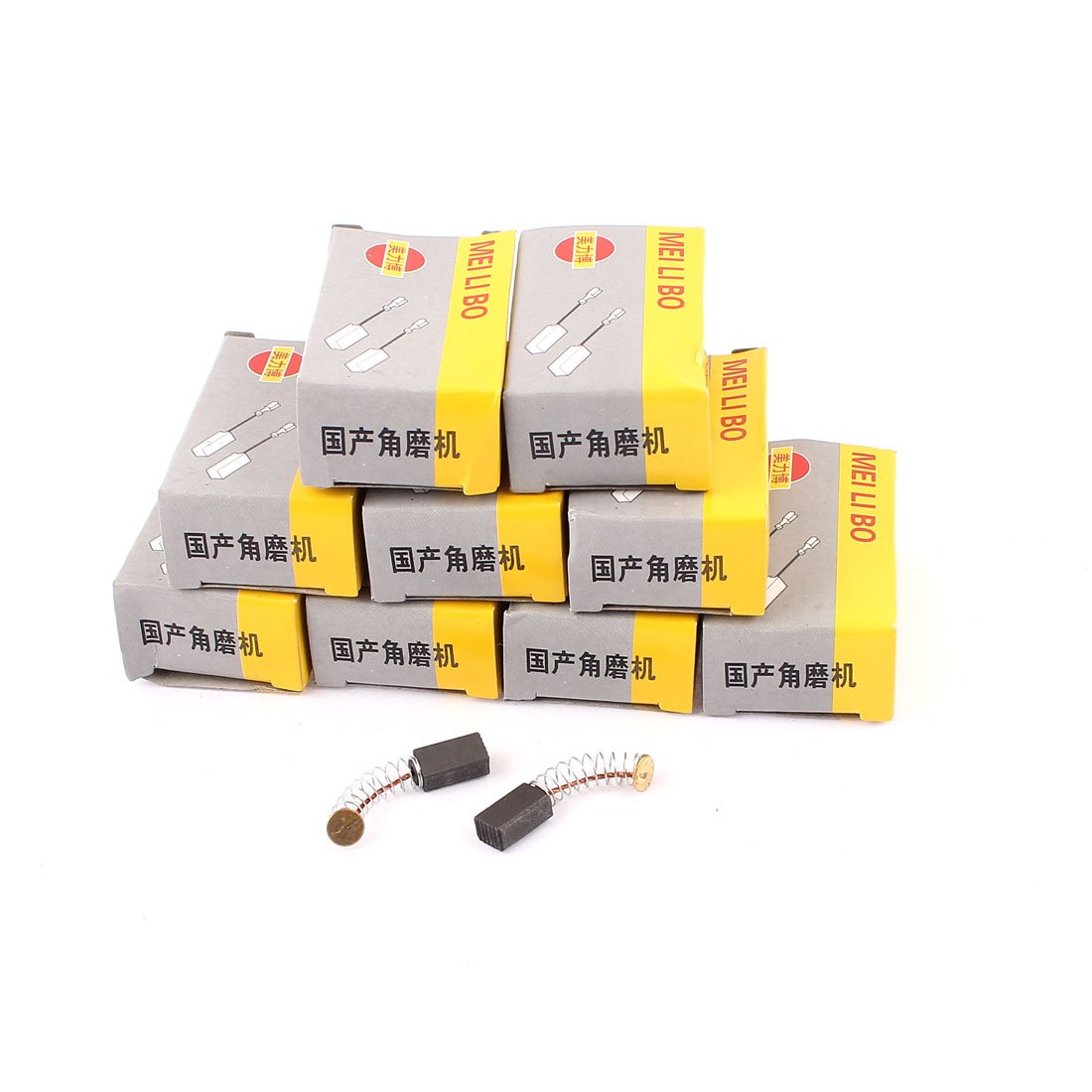 uxcell Electric Drill Motor Carbon Brushes 13x7x5mm - 10 Pairs Replacement for Power Tools - Perfect for DIY, Home Repair & Professional Use