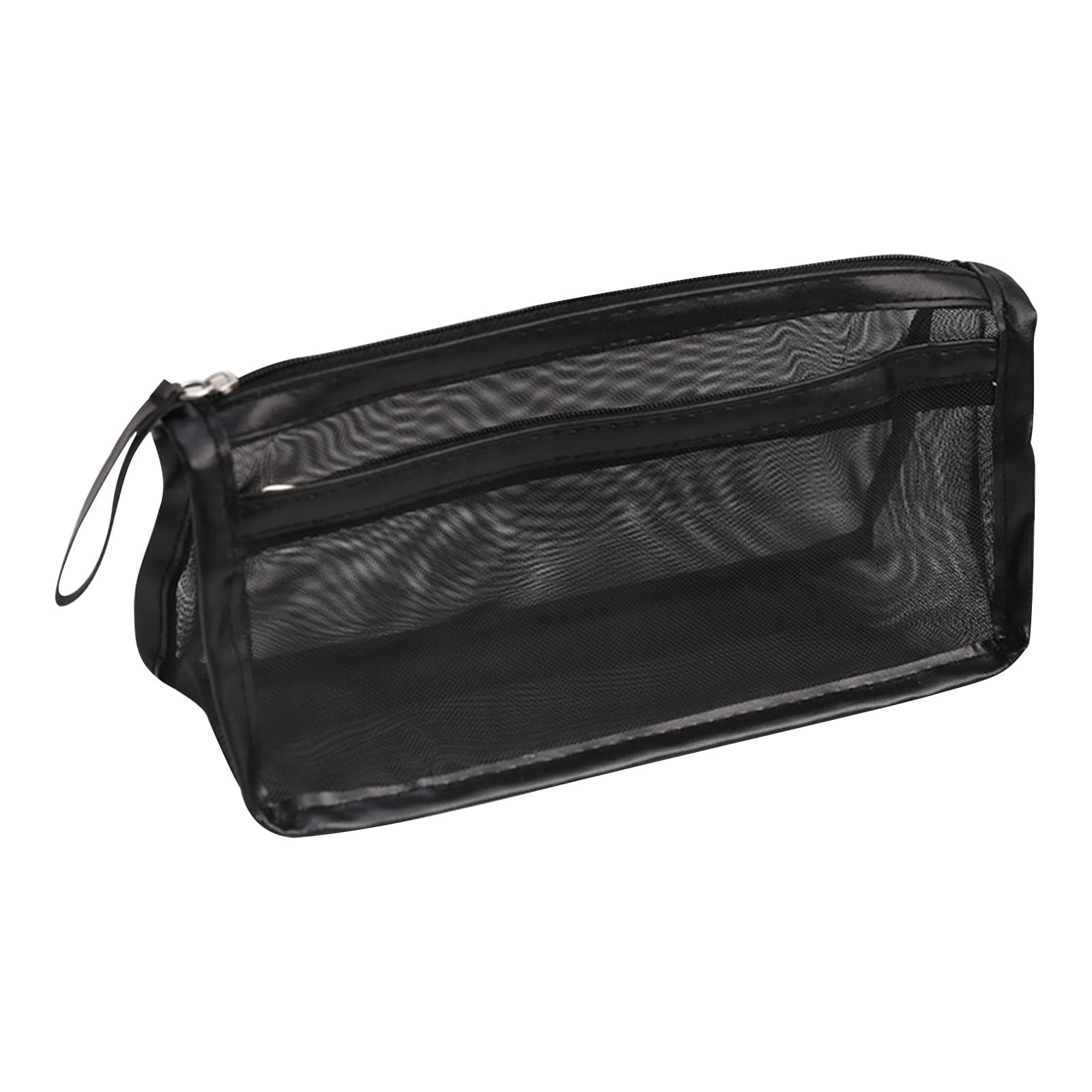Mesh Pencil Pouch with Zipper - Creative Stationery Organizer for School, Office & Travel - Perfect for Pens, Pencils, Art Supplies & Small Accessories