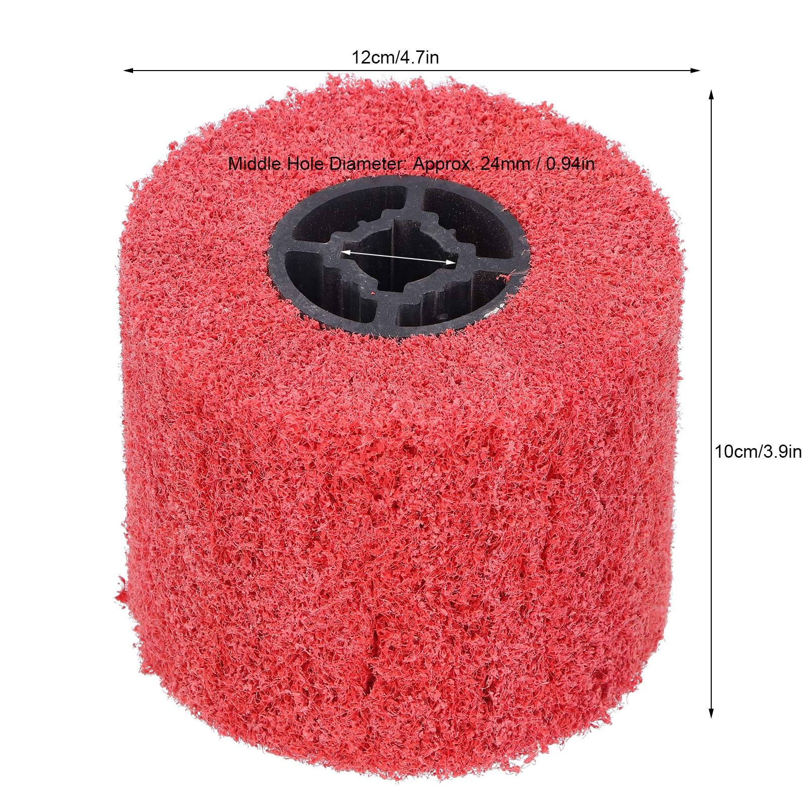 TOPINCN 4.7x3.9 Inch Nylon Polishing Wheel for Metal Jewelry & Automotive Parts - High Speed Burnishing Tool for Bench Grinder Accessories - Perfect for DIY, Metalworking & Surface Finishing Projects