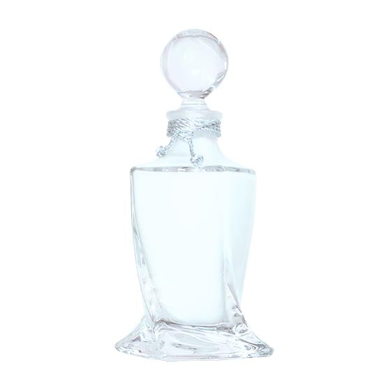 Celadon Ceramic Lotion Bottle - Elegant Petite Decanter for Bathroom & Home Decor | Perfect for Essential Oils, Soap Dispenser, Spa & Hotel Use - Inspired by Cayo Espanto Belize