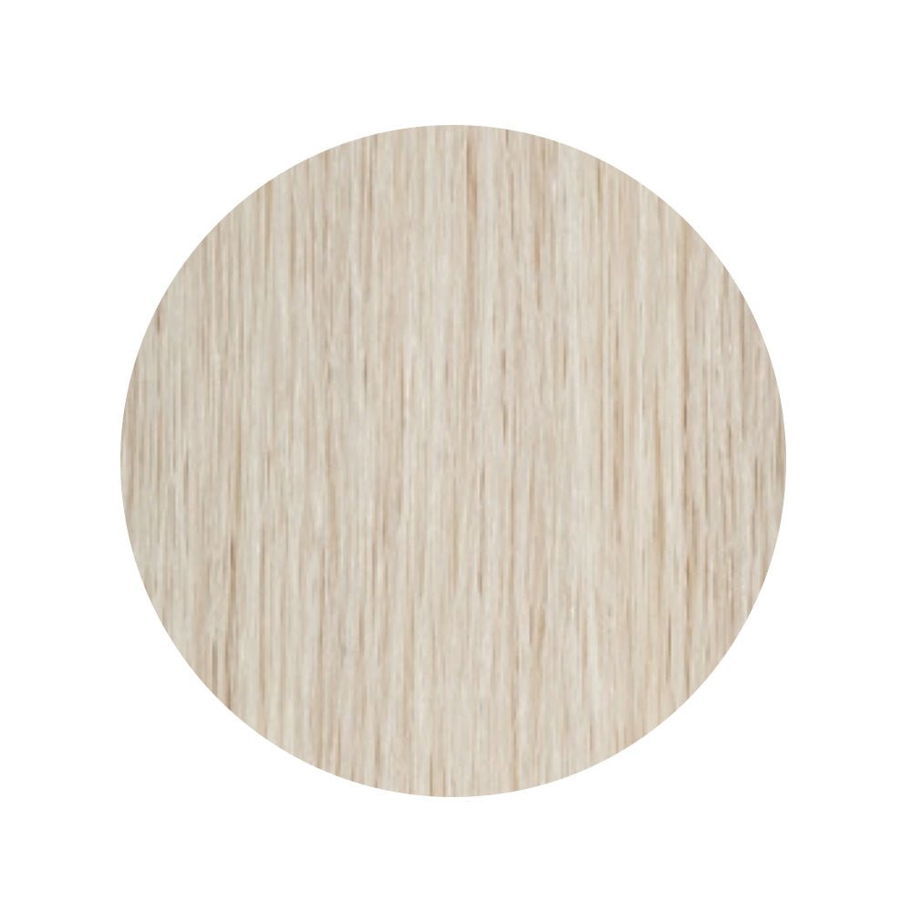 60A Platinum Blonde Human Hair Clip-in Extensions 20
