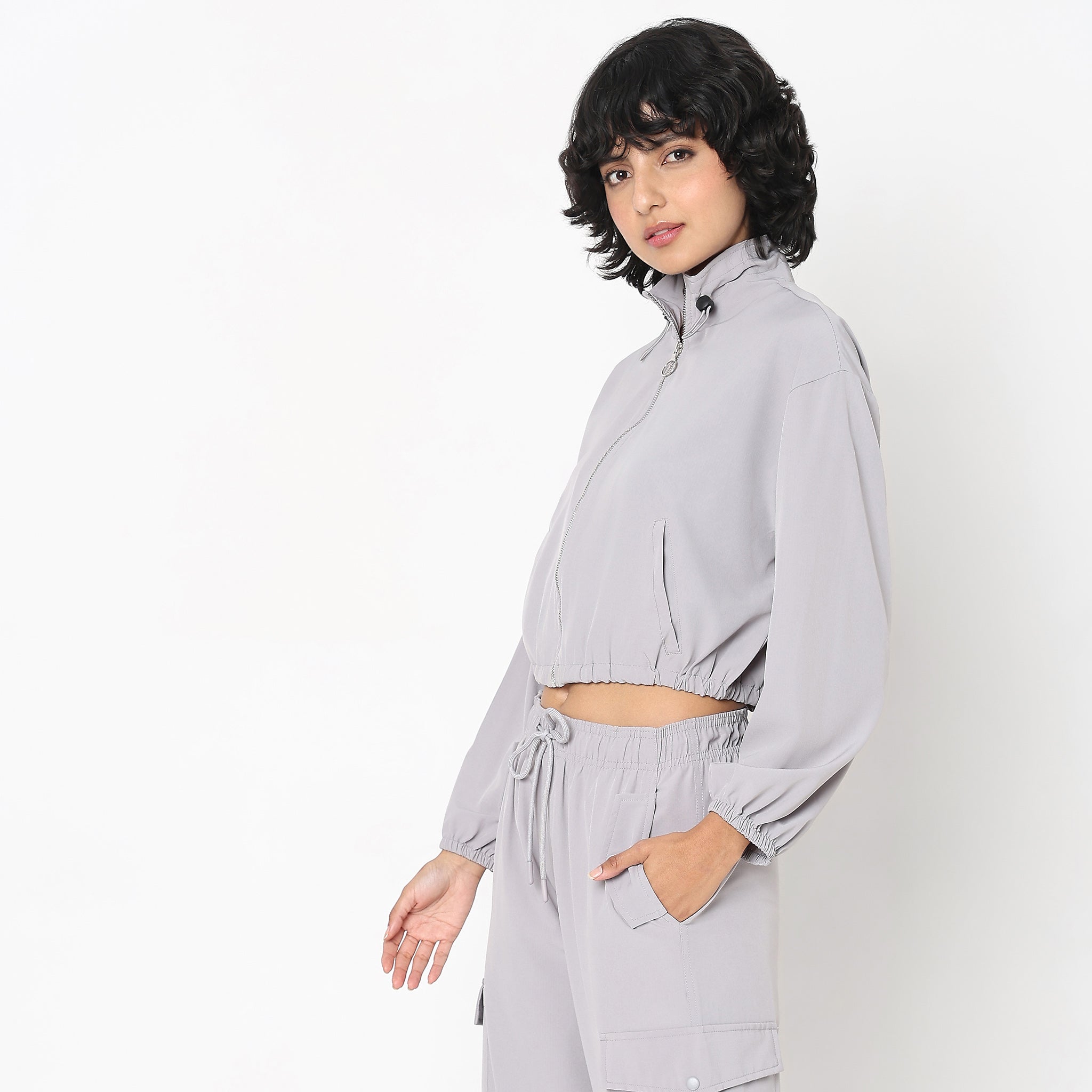 Stylish Boxy Fit Solid Jacket for Women - Trendy Oversized Blazer Coat for Office, Casual Outfits & Fall Layering