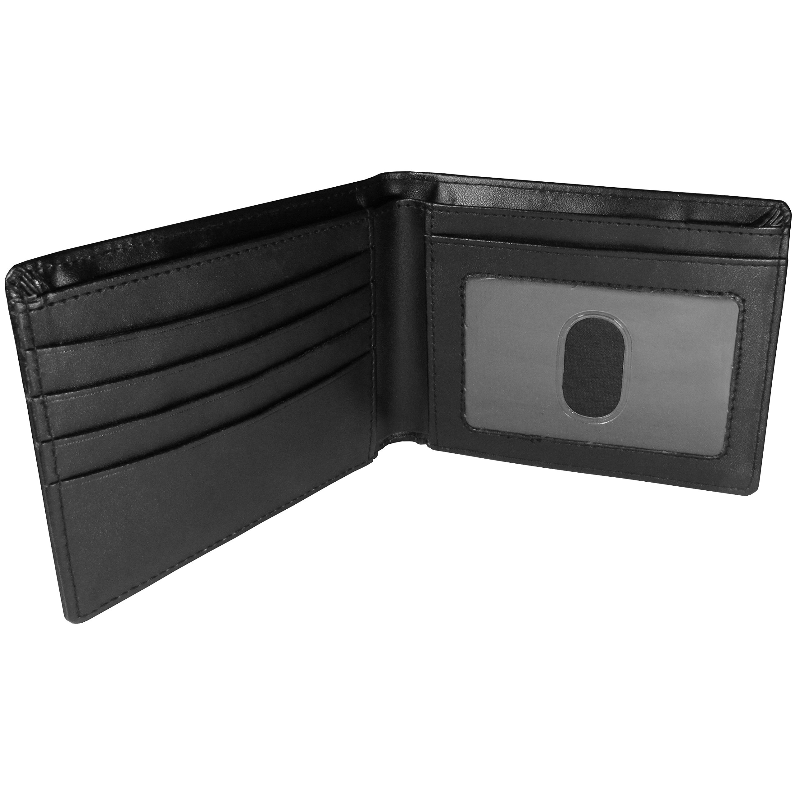 NFL Unisex Bi-fold Wallet with Large Logo - Stylish & Durable Leather Wallet for Men & Women - Perfect for Football Fans & Everyday Use