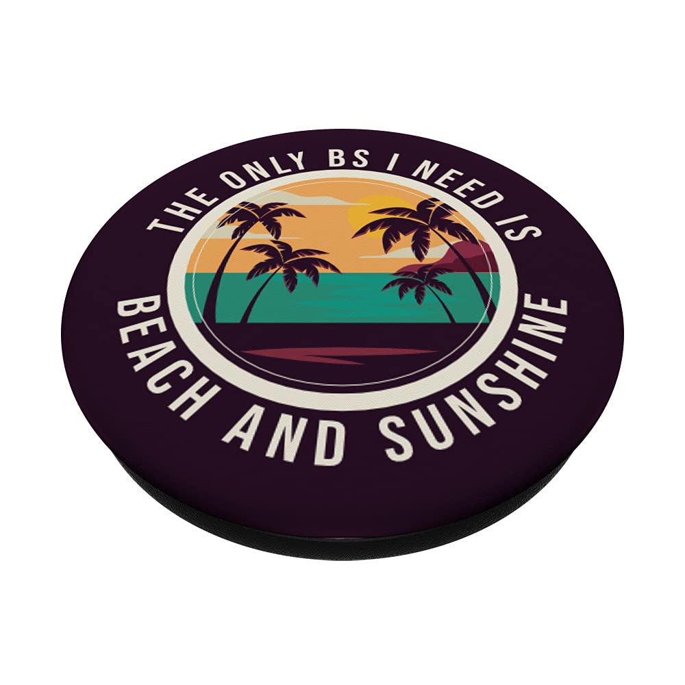 Beach Sand Sunshine Sunset PopSockets - Swappable PopGrip for Phones - Perfect for Vacations, Pool Parties & Summer Travel Accessories