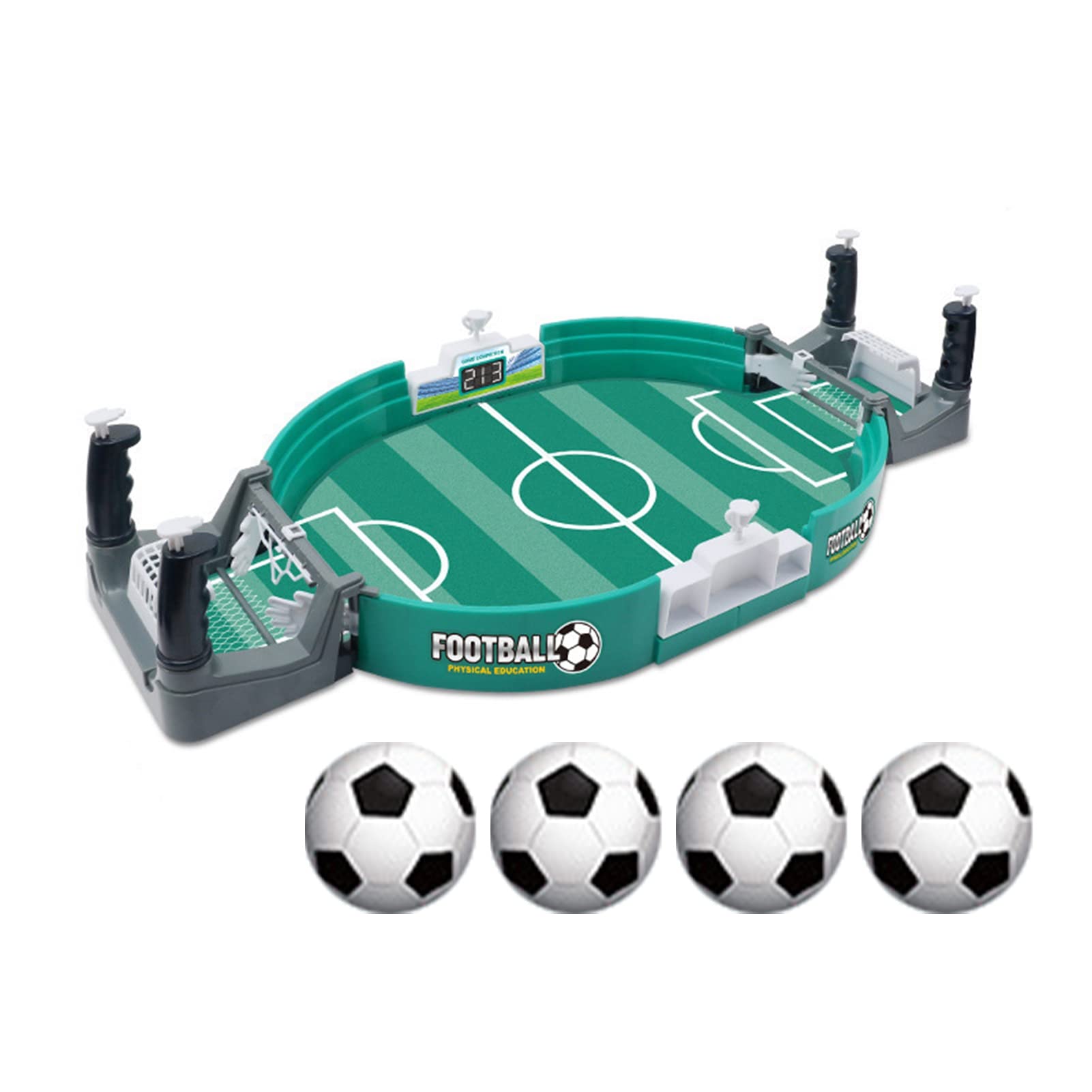 1 Set Football Table Game - Fun Desktop Soccer Toy for Double Player Competitive Sports - Perfect for Parties, Game Rooms & Family Gatherings