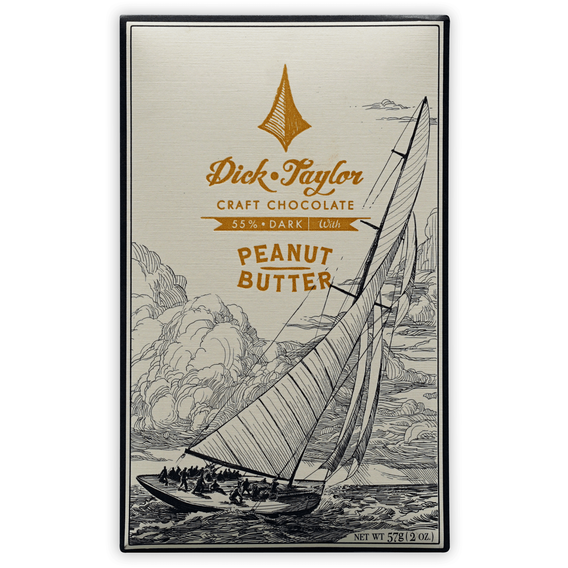 Premium Dick Taylor 55% Dark Chocolate with Peanut Butter - Rich Flavor for Baking, Gifts & Healthy Snacking