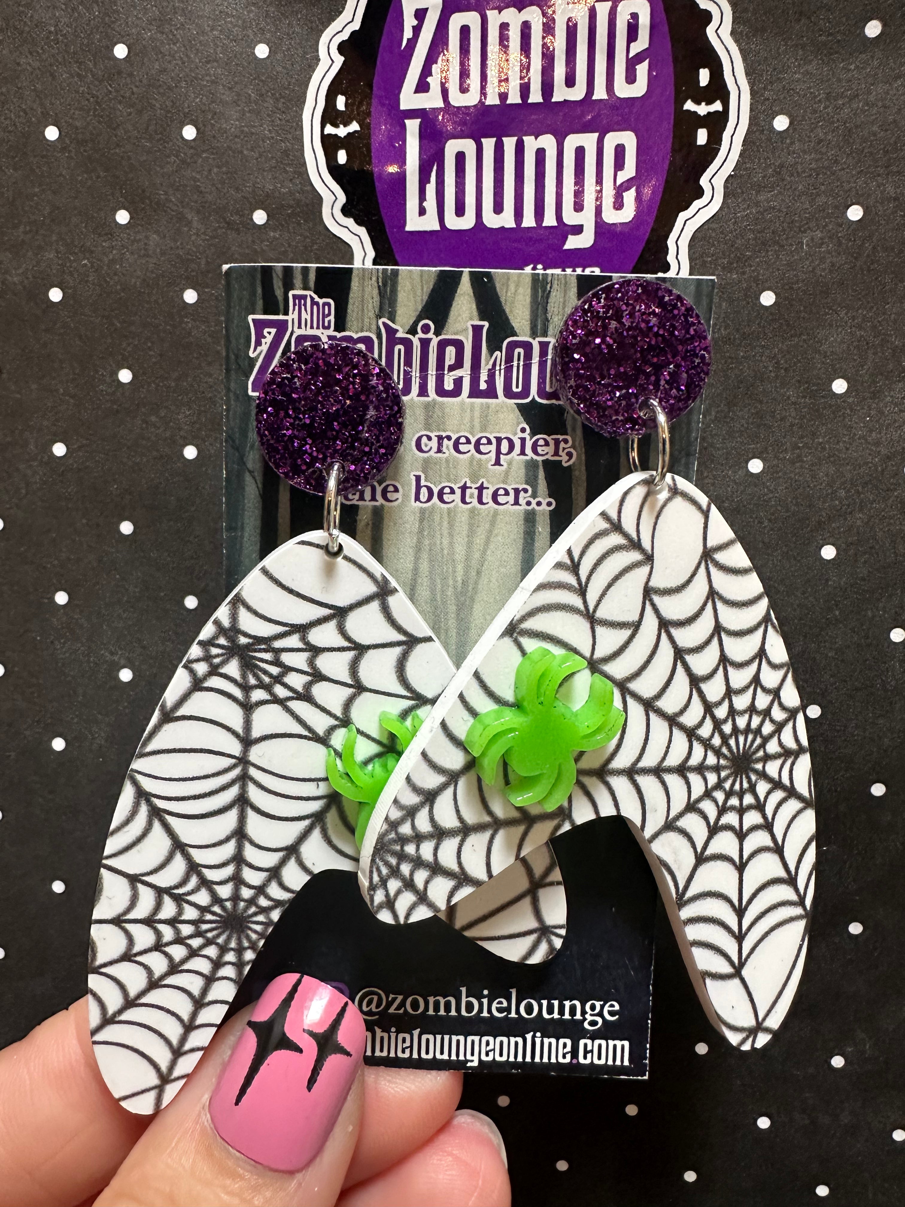 Vintage Halloween Earrings for Women - Mid Century Style Dangle Drop Earrings for Costume Parties & Holiday Festivals