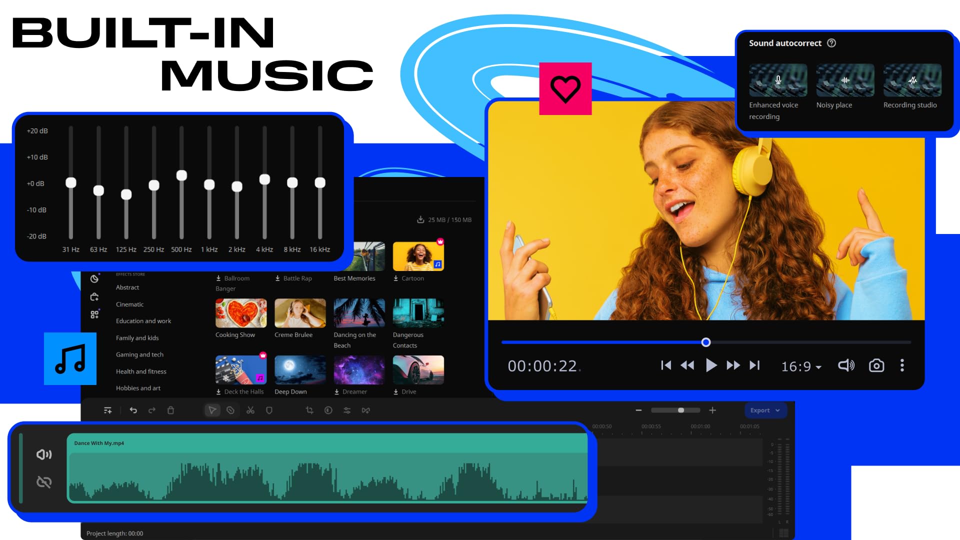 Movavi Video Editor 2025 for Mac - Business License | Professional Video Editing Software [Instant Download] - Perfect for Marketing Videos, YouTube Content & Business Presentations