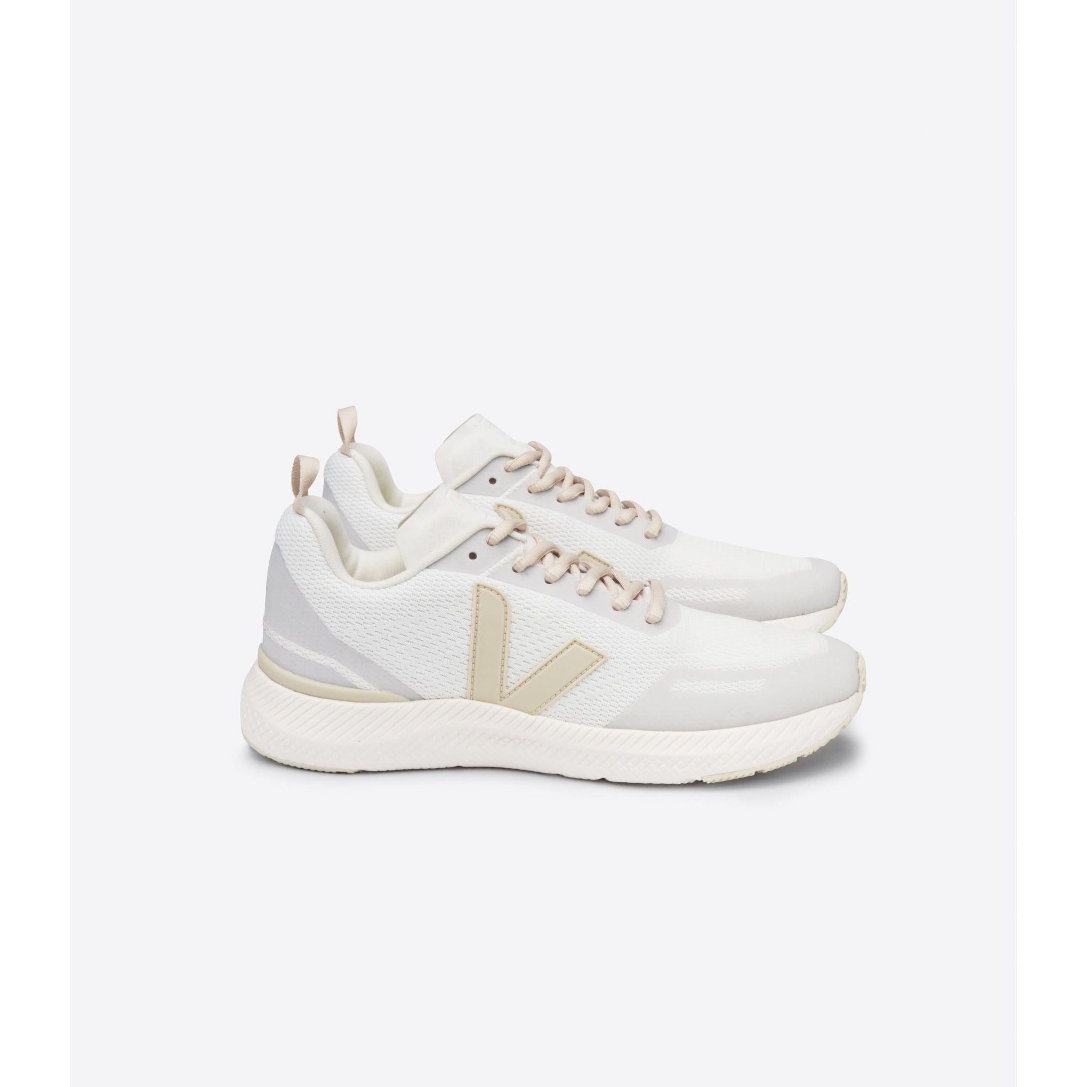 Veja Women's Impala Engineered Mesh Sneakers in Eggshell Pierre - Comfortable White Vegan Leather Shoes for Running, Walking & Everyday Wear