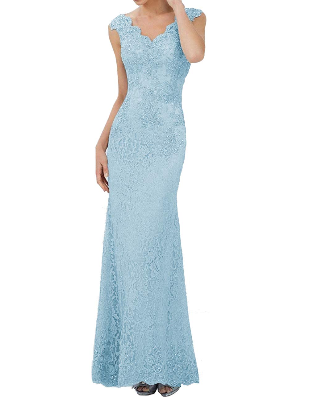Elegant Mother of The Bride Dresses - Long Lace Beaded Mermaid Evening Gowns for Weddings & Formal Events | Perfect for Bridal Parties, Galas & Special Occasions