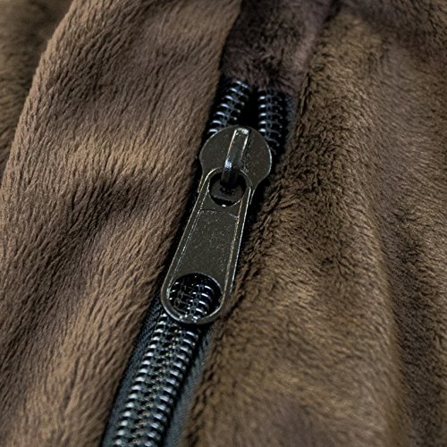 ULTIMATE SACK Oversized Bean Bag Chair for Adults - Super Soft Brown Fur Lounger, Comfy Couch & Loveseat Alternative for Living Room, Bedroom, Game Room & Dorm Furniture - Perfect for Relaxing, Gaming & Movie Nights