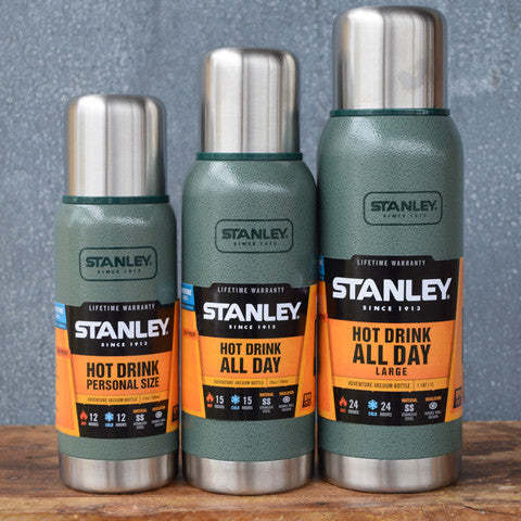 Stanley Adventure Vacuum Insulated Stainless Steel Water Bottle 0.75L (25oz) - Leak Proof, BPA Free, Keeps Drinks Hot/Cold for Hours - Perfect for Hiking, Camping & Outdoor Activities