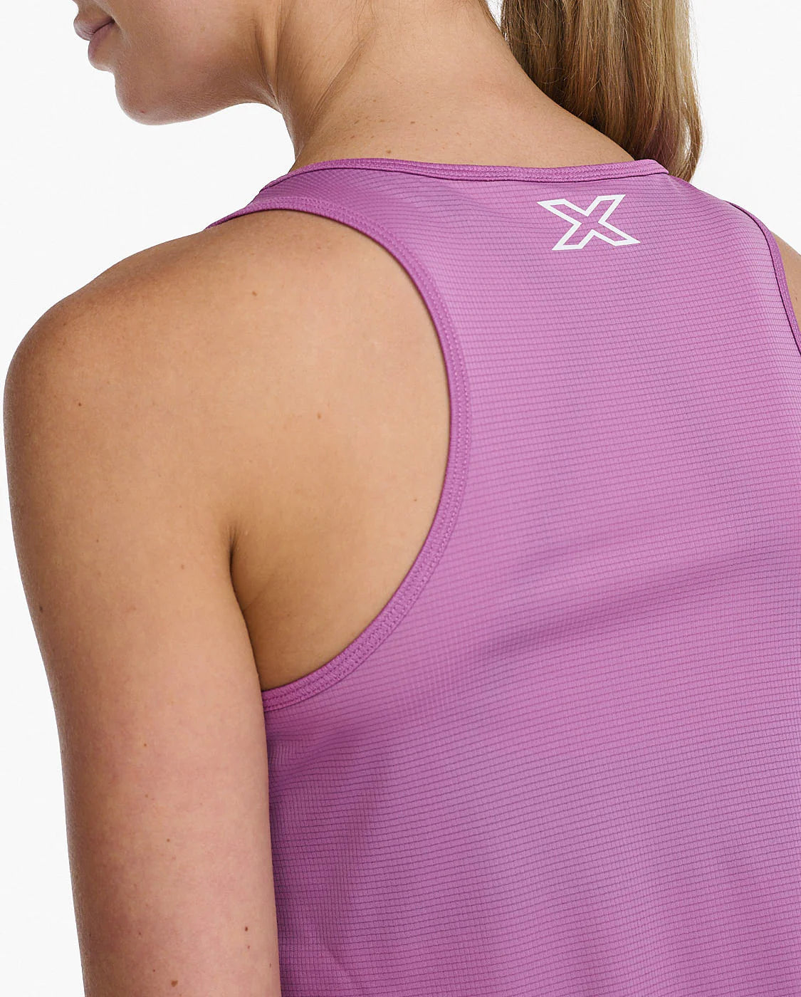 Aero Singlet Mauve - Lightweight Breathable Workout Tank Top for Women | Gym, Running & Yoga Activewear