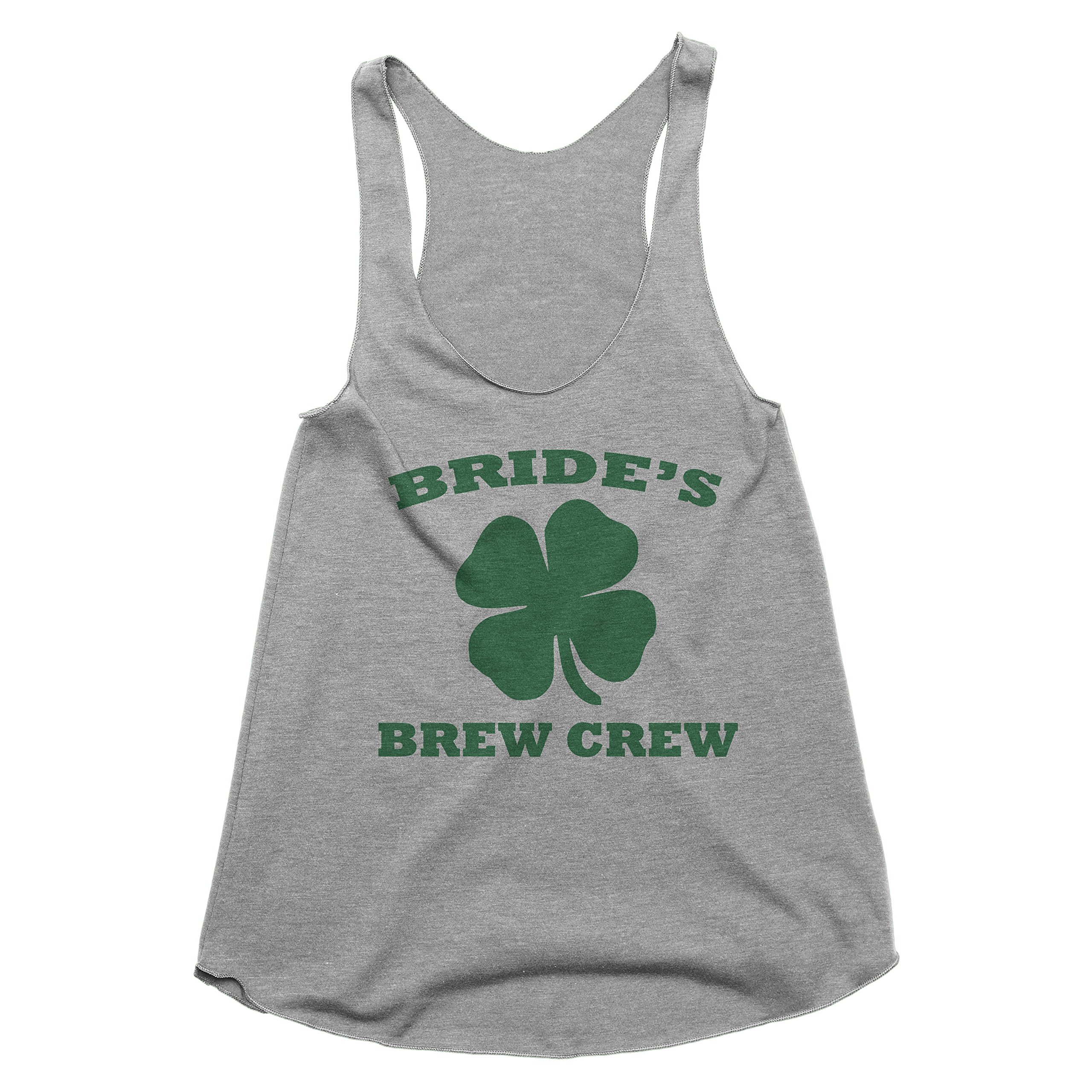 Spunky Pineapple Bride's Brew Crew St. Patrick's Day Bachelorette Premium Tank Top - Fun Party Outfit for Girls' Night Out & Bachelorette Parties