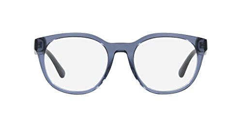 Shiny Transparent Blue/Demo Lens