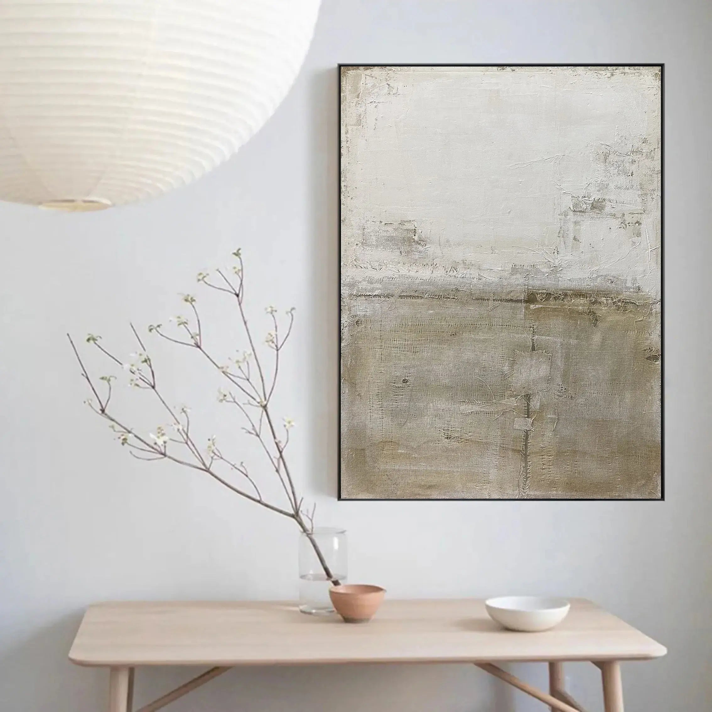 Modern Abstract Landscape Wall Art Painting - Large Canvas Print for Living Room, Bedroom & Office Decor | Home & Office Wall Decor