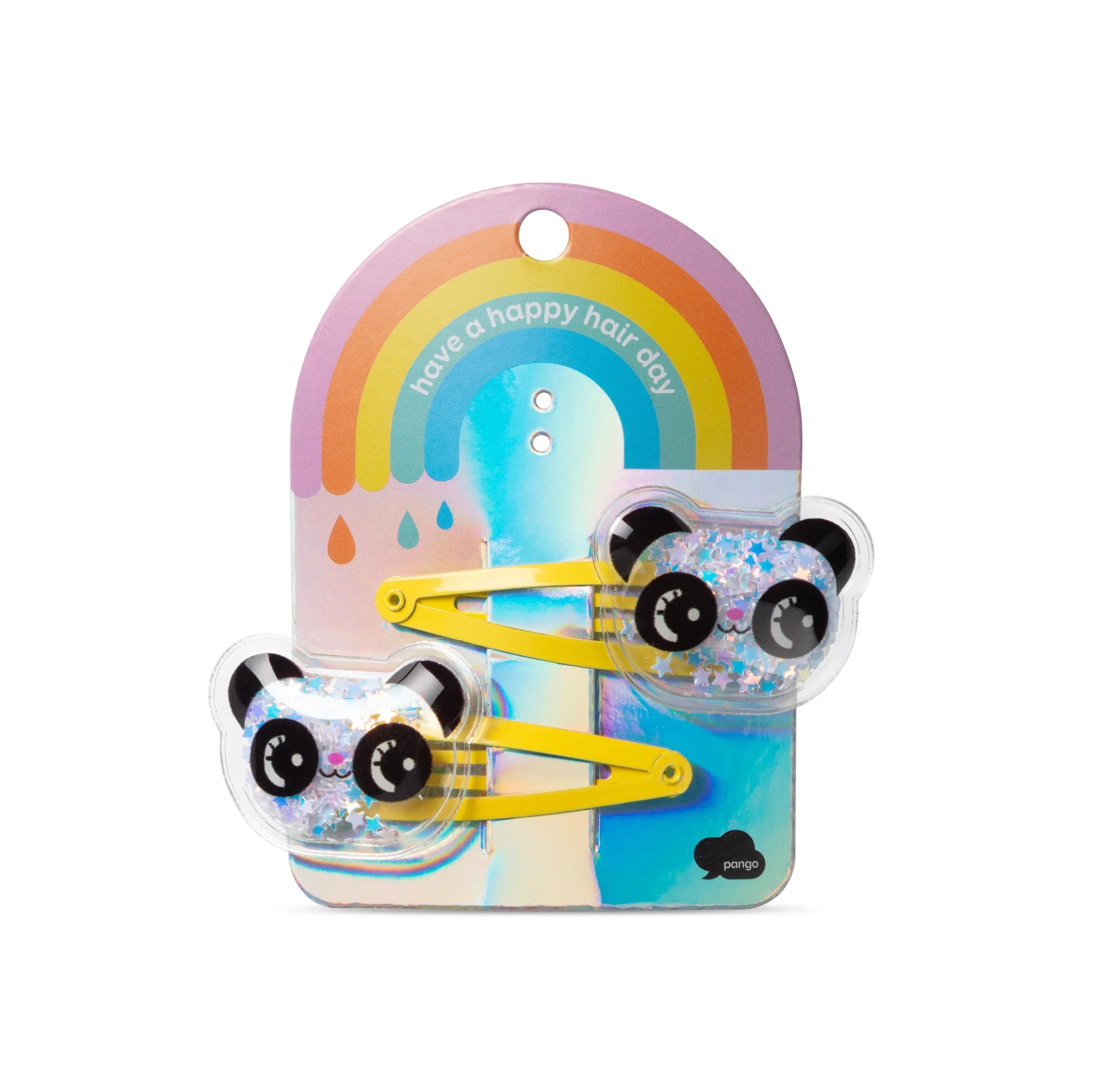 Cute Panda Hair Clips for Women & Girls - 6 Pack Animal Hair Claws for School, Work & Party Hairstyles