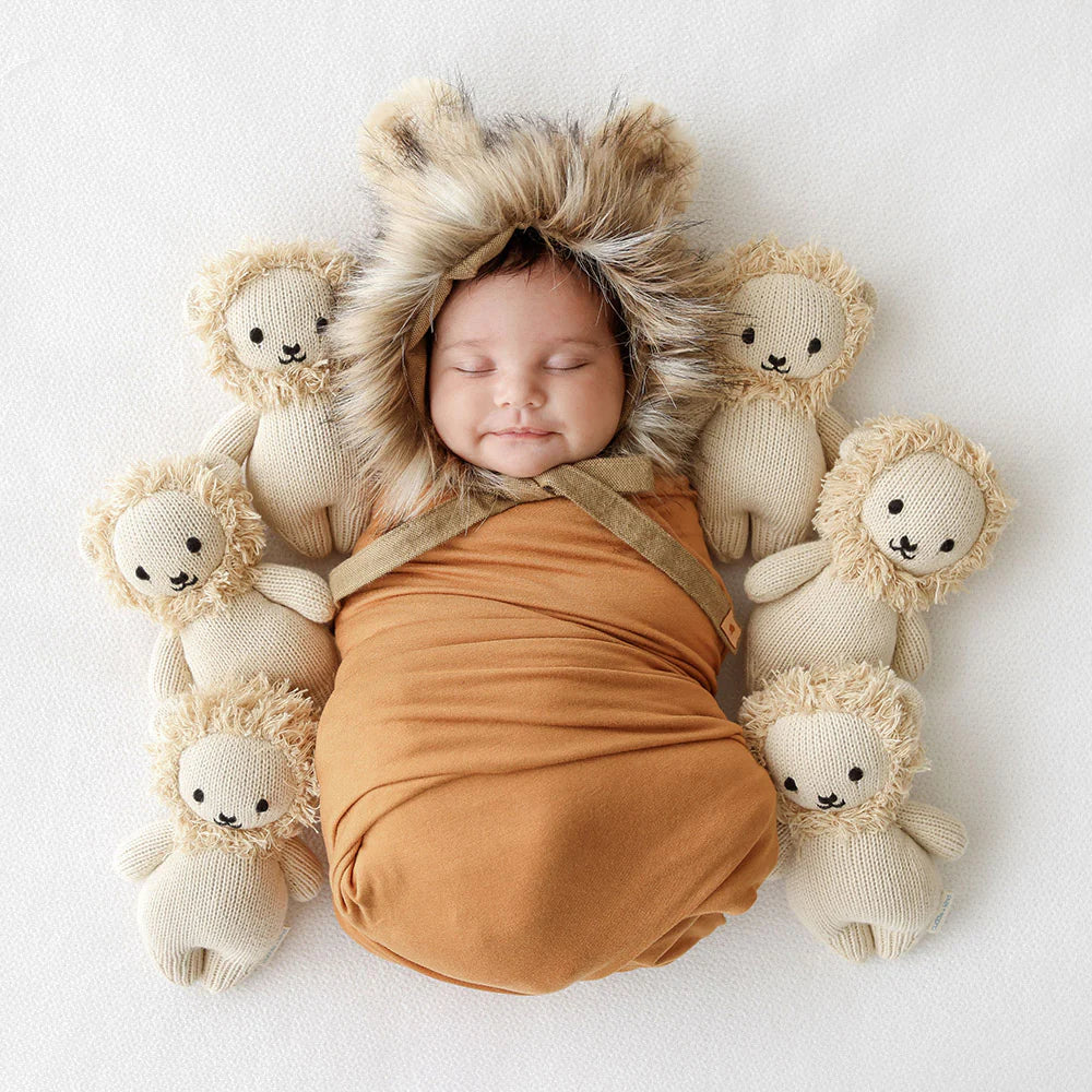Cuddle Kind Baby Lion Plush Toy - Soft & Huggable Stuffed Animal for Kids, Perfect for Cuddling, Gifts, and Nursery Decor | Ideal for Birthdays, Baby Showers, and Comforting Toddlers