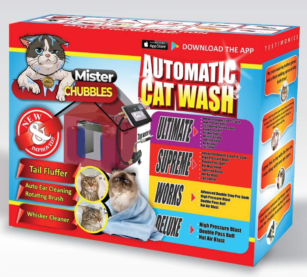 Mr. Chubbles Auto Cat Wash - Hilarious Prank Gift Box for Adults & Kids | Fake Joke Gag Box for Funny Gifts & Practical Jokes | Perfect for Birthday Pranks, Office Gags & Surprise Party Humor