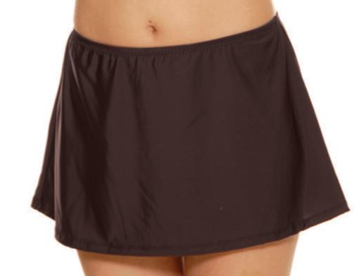 Topanga Swim Skirt - Women's High Waisted Bathing Suit Cover Up Skirt with Pockets - Brown - Perfect for Beach, Pool, Vacation & Water Sports