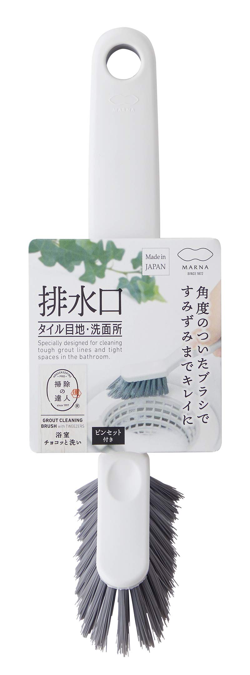 Marna W652W Bathroom Cleaner with Tweezers - 8.5