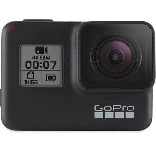 GoPro HERO7 Black 4K Waterproof Action Camera with HyperSmooth Stabilization - Perfect for Vlogging, Surfing, Skiing & Adventure Sports