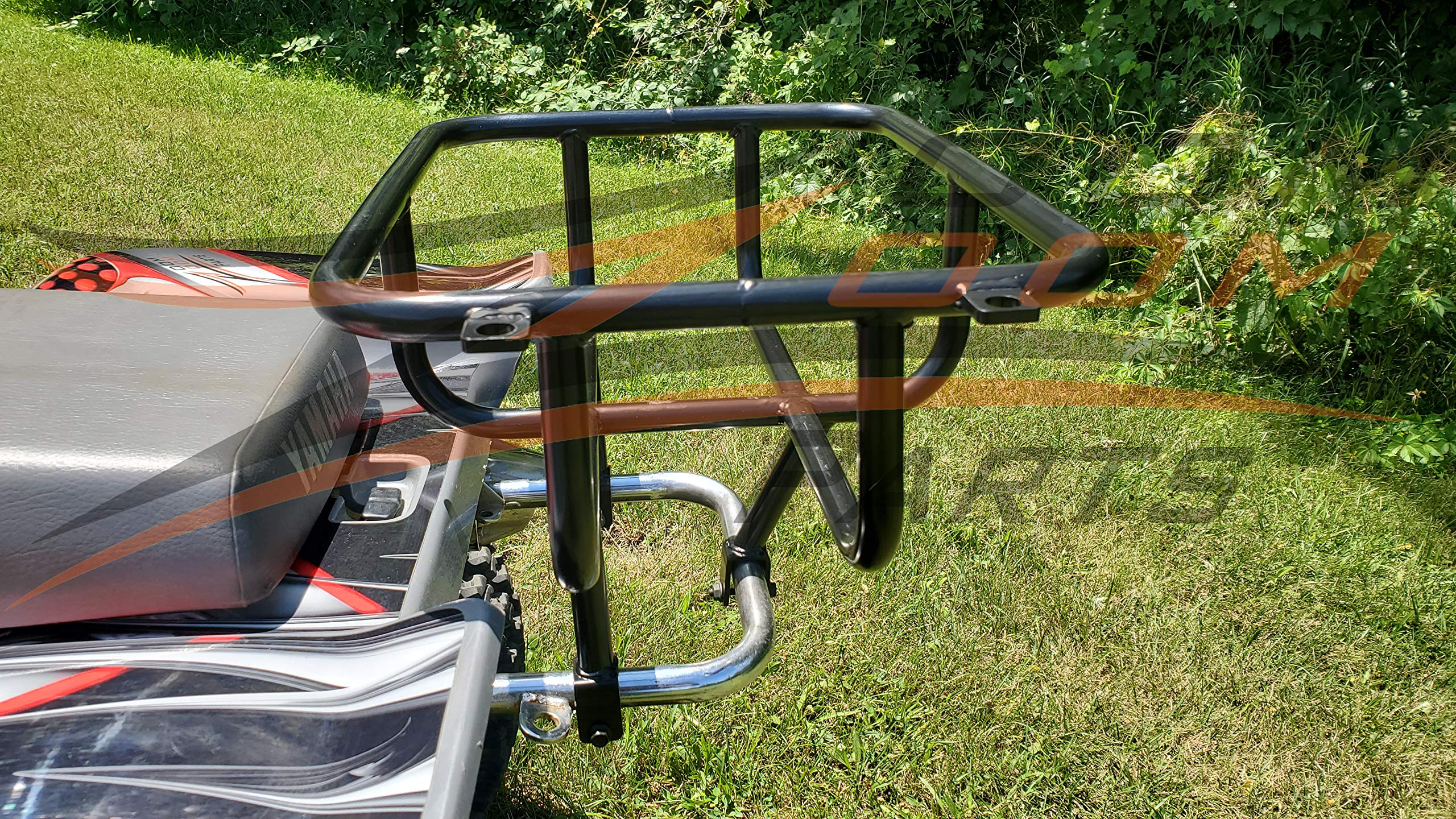 Yamaha Warrior 350 YFM350 Rear Luggage Cooler Rack (1987-2004) - Heavy Duty ATV Cargo Carrier for Camping & Off-Road Adventures