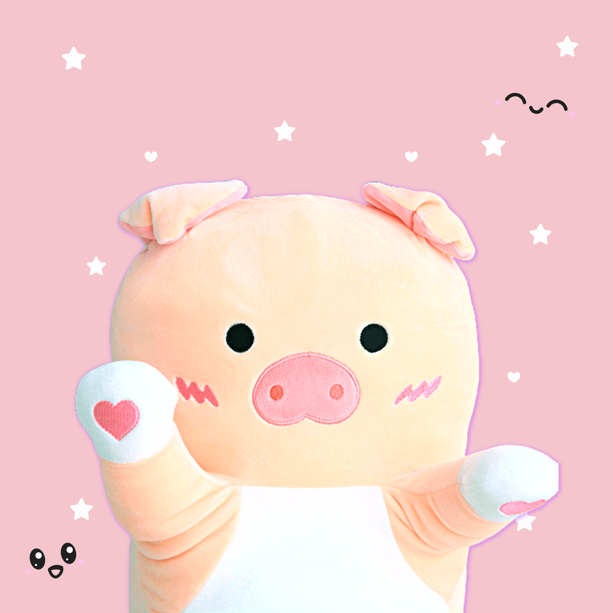 Giant Comfy Piggy Plush - Extra Large Soft Stuffed Animal Toy for Kids & Adults | Perfect for Cuddling, Nursery Decor, and Gift Giving