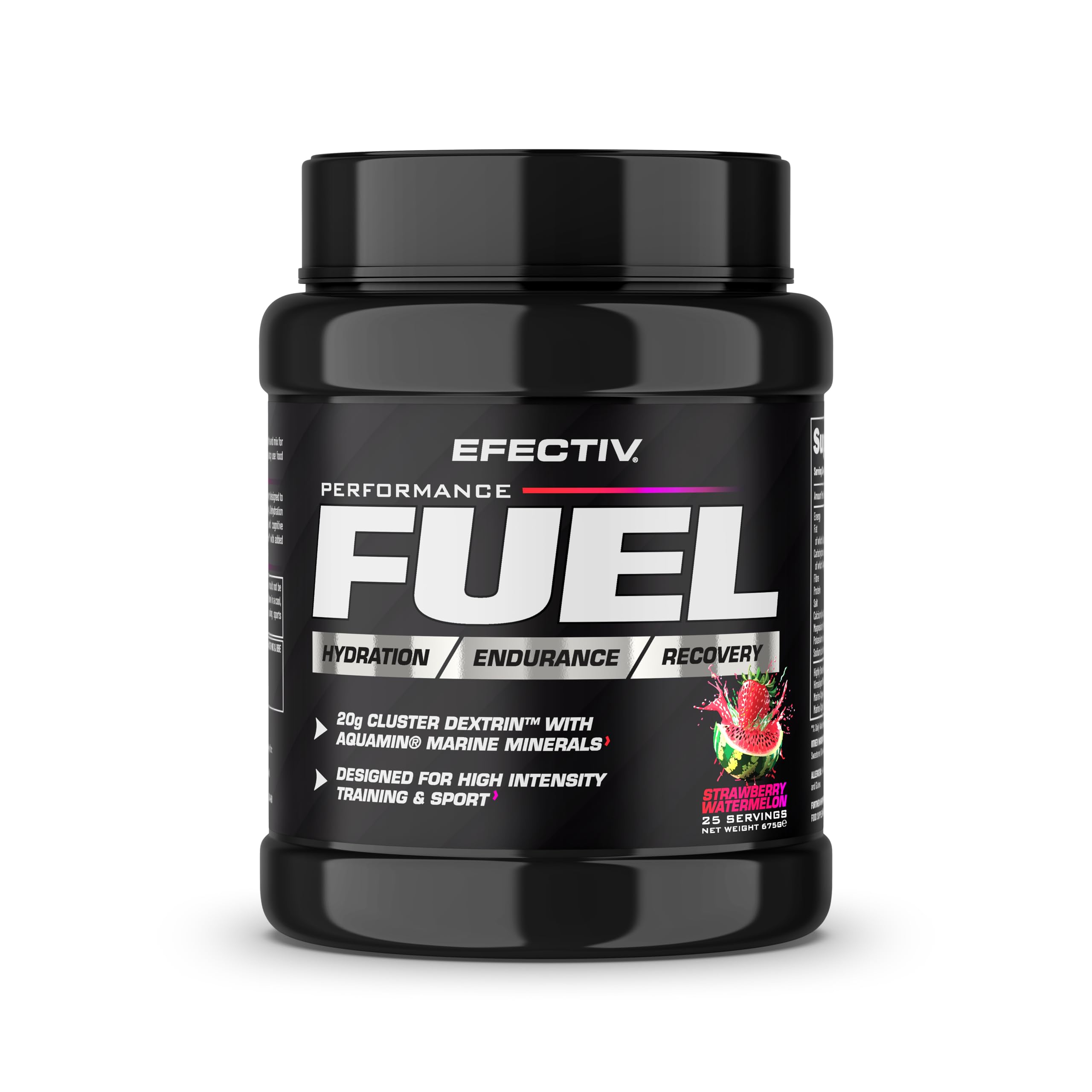 Efectiv Nutrition Performance Fuel - Strawberry Watermelon Flavor, 675g Protein Powder for Workout Recovery & Muscle Growth - Pre & Post Workout Supplement for Athletes & Fitness Enthusiasts
