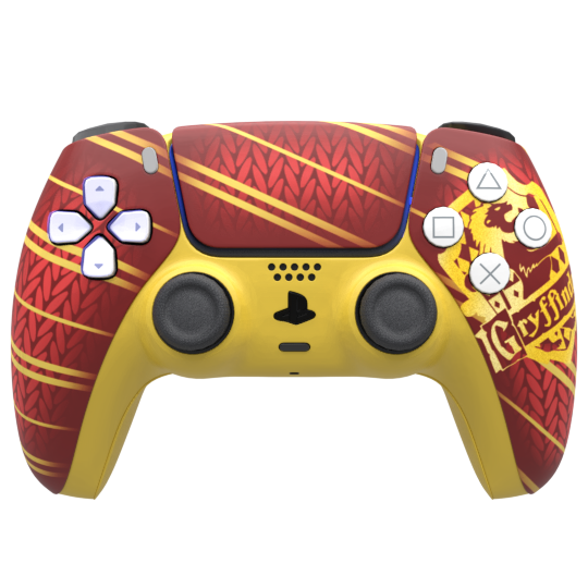 Harry Potter Gryffindor House Themed PS5 Controller - Official Licensed Wireless Gamepad for PlayStation 5 - Perfect for Harry Potter Fans and Gaming Enthusiasts - Great Gift for Birthday, Christmas & House Pride Events