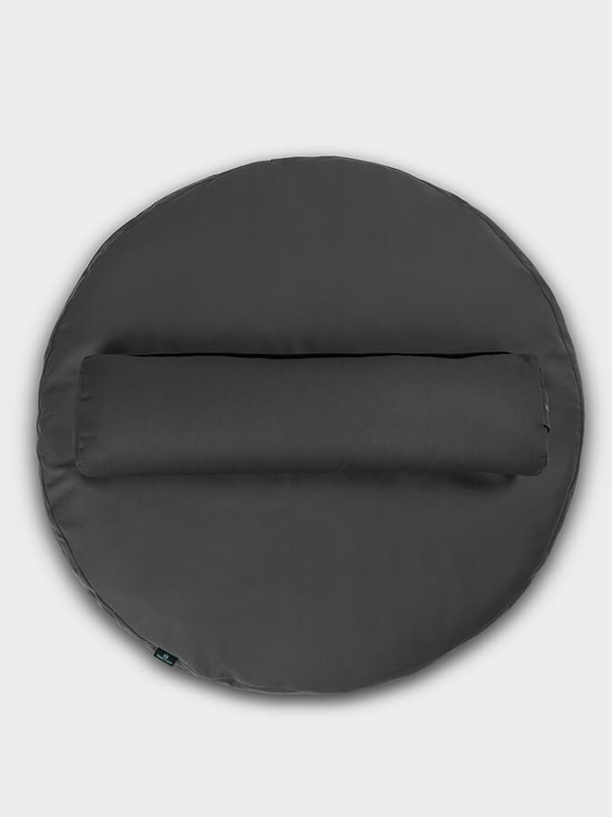 Organic Round Zabuton Meditation Cushion Kit for Yoga & Pranayama - Comfortable Floor Cushion for Meditation, Zen Practice, and Relaxation at Home or Studio