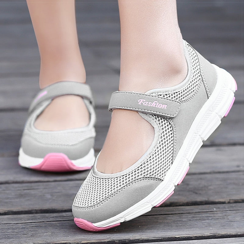 Women's Breathable Vulcanized Sneakers - Lightweight Comfortable Casual Shoes for Walking, Running & Everyday Wear